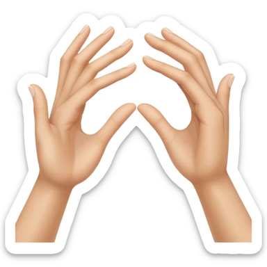 Creation of Adam hands  sticker