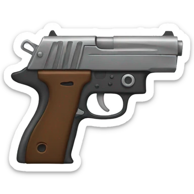 Gun emoji sticker