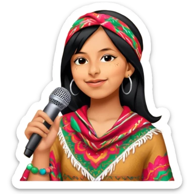 Colorful Singer sticker