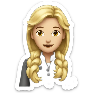 Femme de ménage sticker