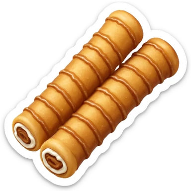 Make a churro emoji. sticker