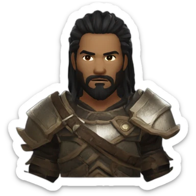 Black desert online berserker sticker