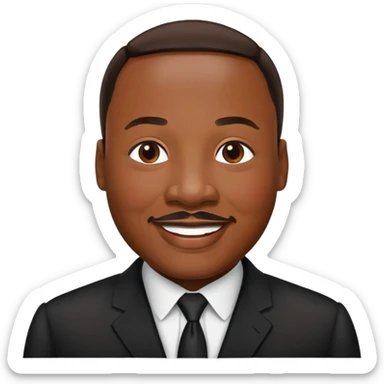 Martin luther king Jr emoji sticker