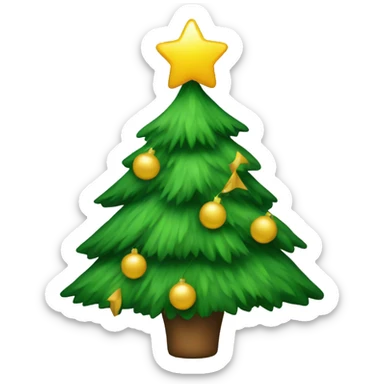 Chrismas tree sticker