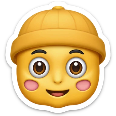 gorro panadero sticker