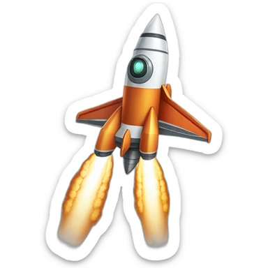 rocket with starfire boost sticker