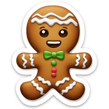 Gingerbread sticker
