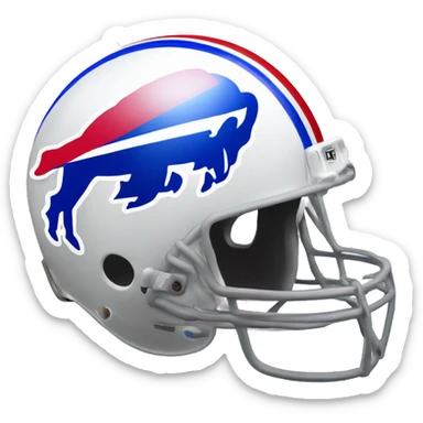 buffalo bills helmet sticker