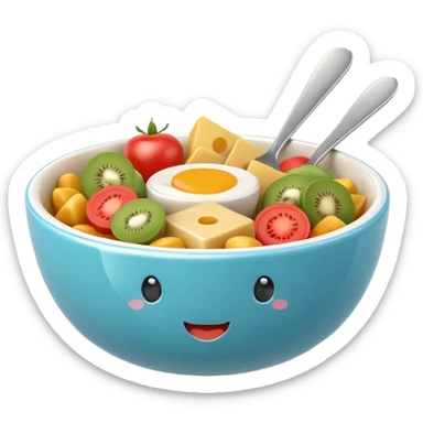 3D symbolizing loyal customer, trust and commitment, food theme, cute and modern, soft lighting, glossy, isolated, no background
 sticker