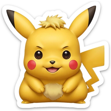 A Pikachu  sticker