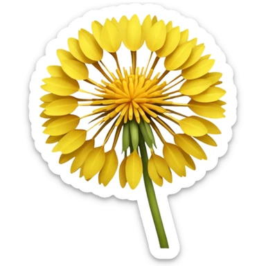 Dandelion flower emoji sticker