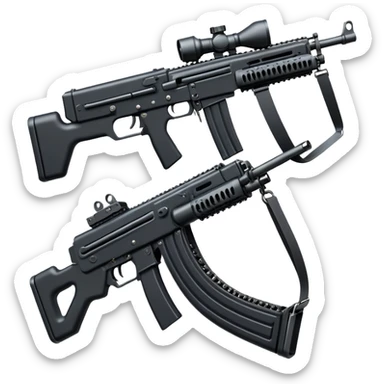 22 caliber lmg belt fed long range high power lightweight sticker