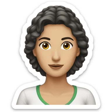 Lebanese young woman sticker