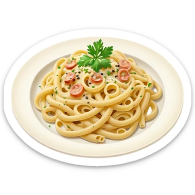 pasta carbonara food emoji sticker