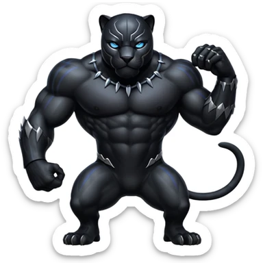 Pantera nera sticker