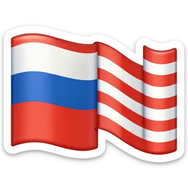 russian flag sticker