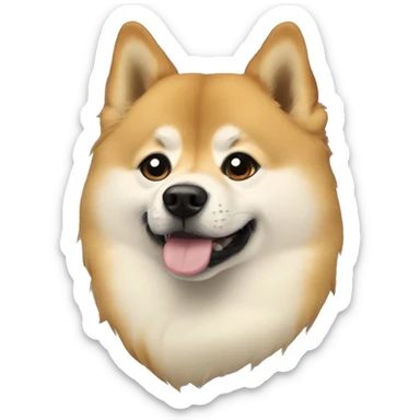 Doge gojo hair jjk sticker