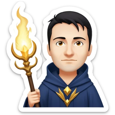Stormcaller Wizard sticker