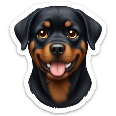 Rottweiler dog sticker