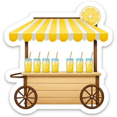 basic lemonade stall sticker