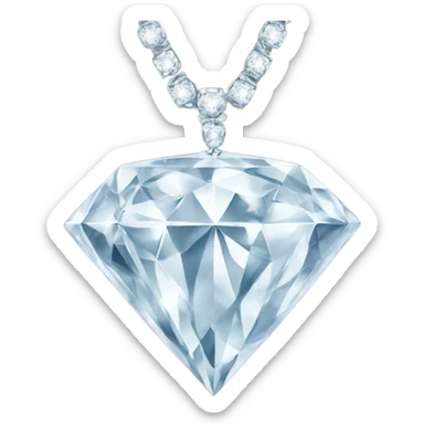 luxury diamond necklace  sticker