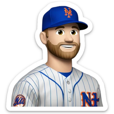 NY Mets player Pete Alonso sticker