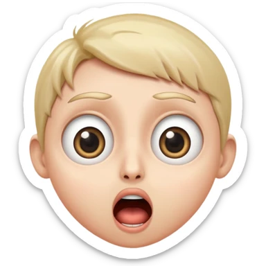 dos caras de sorprendido 

 sticker