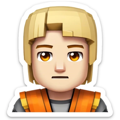 PrestonPlayz Minecraft skin sticker