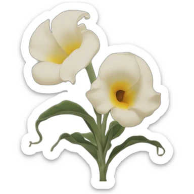 georgia okeeffe painting sticker