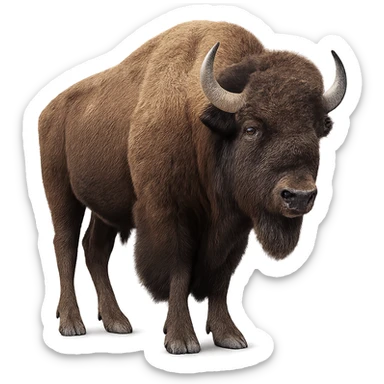 Bison sticker