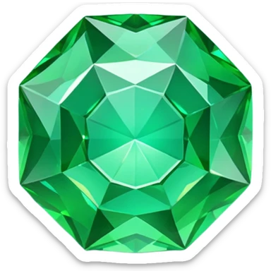 Emerald sticker