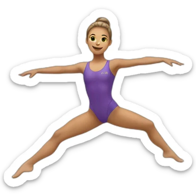 Gymnastique sticker