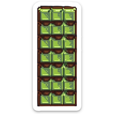 matcha chocolate bar sticker