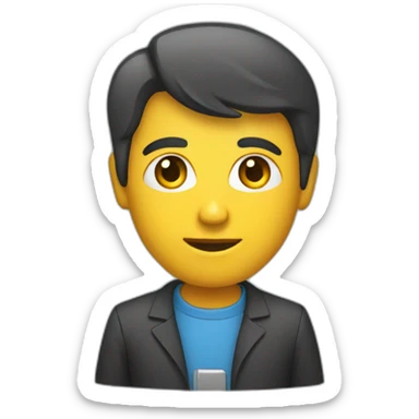 data analyst with code sticker