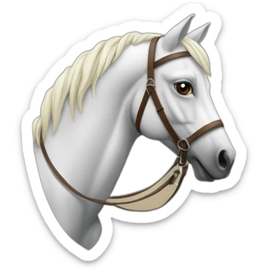 Un cheval sur une coccinelle sticker