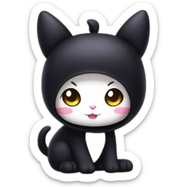 kuromi sanrio sticker