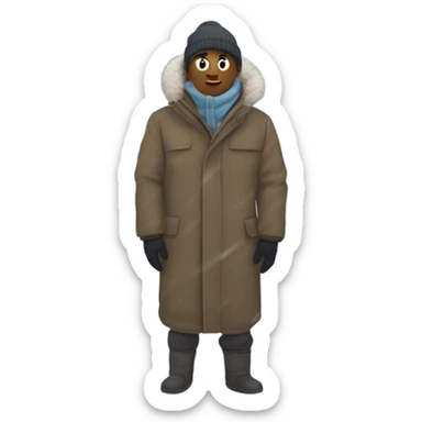 Cold day in Ohio sticker