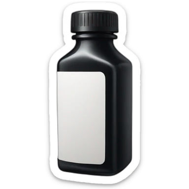 bottle of ink sticker