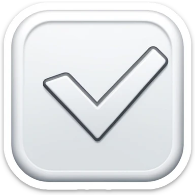 white check mark sticker