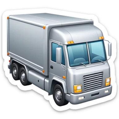 Cyber truck, silver sticker