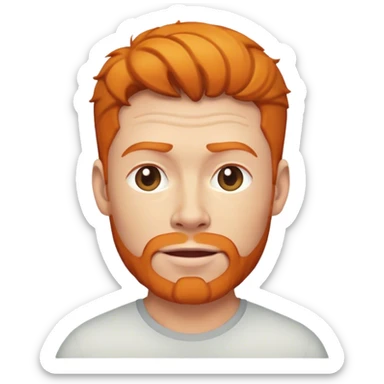 Slack Warden ginger middle age sticker