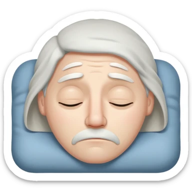 Sleepy Character zzz sticker