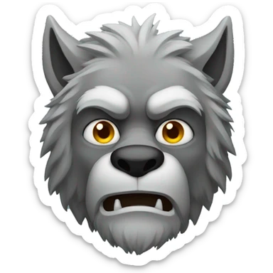 wolfman sticker