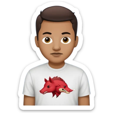 I moved to Little Rock in the state of Arkansas sticker