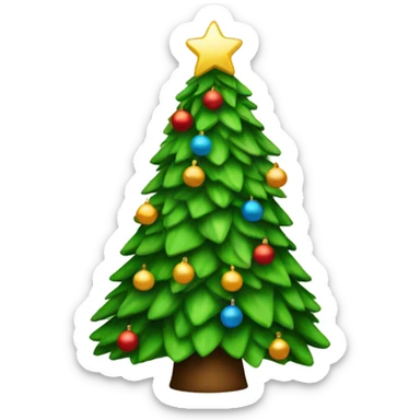 Christmas tree  sticker