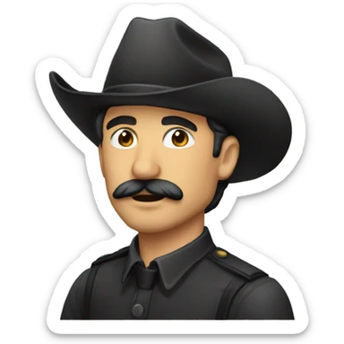 Chico moreno sin bigote sticker