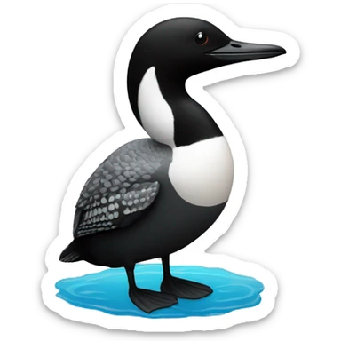 Loon sticker