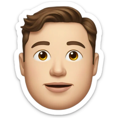 Pregnant Elon musk sticker