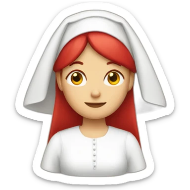 hand maid's tale red headwear sticker
