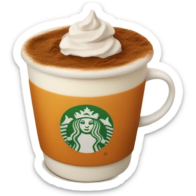 pumkin spice latte sticker
